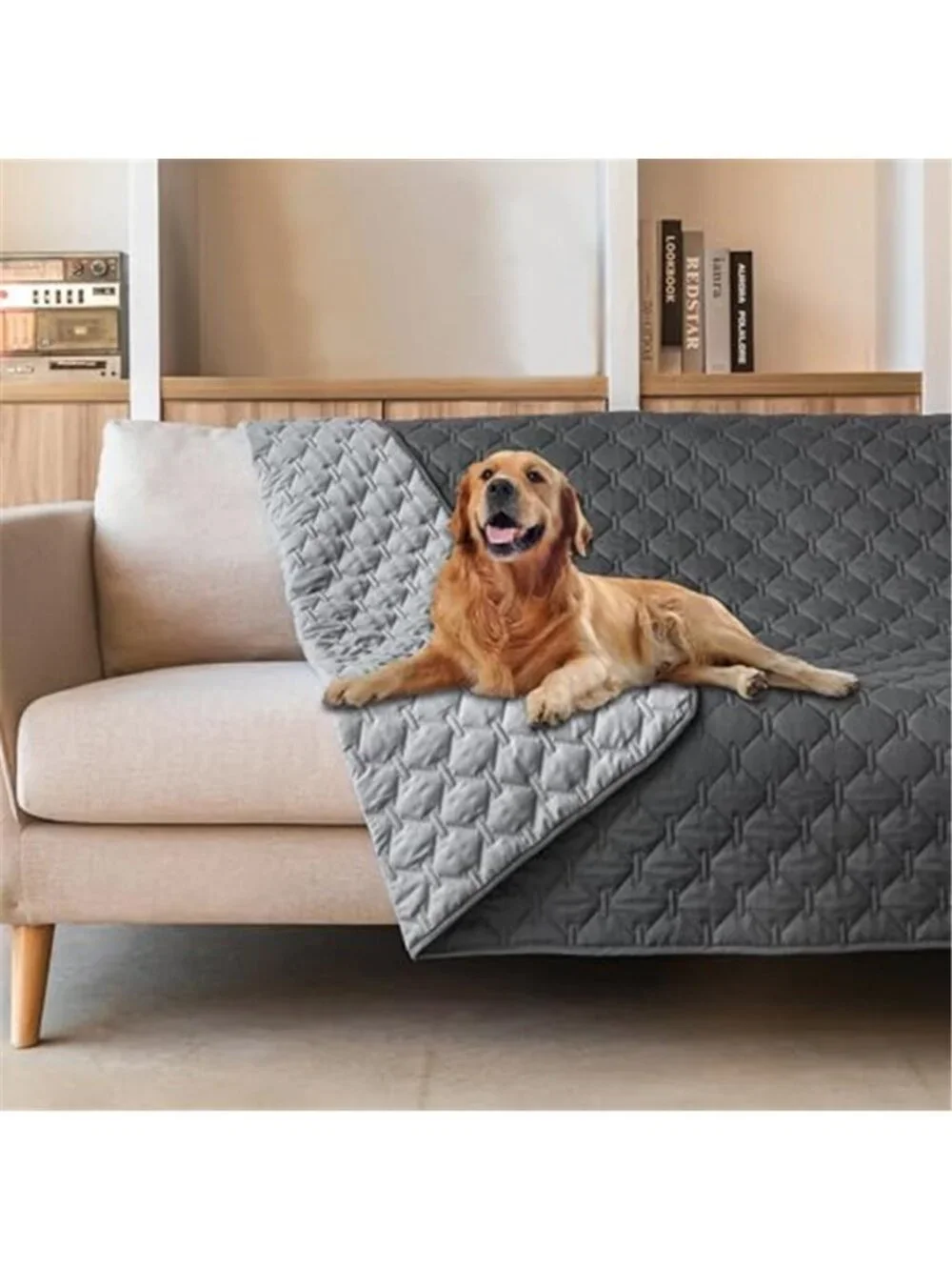 Waterproof Dog Blanket 52 X 82 Pet Furniture Protector Couch Cover Reversible